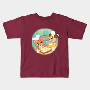 CAT AND DOG BAKERS Kids T-Shirt